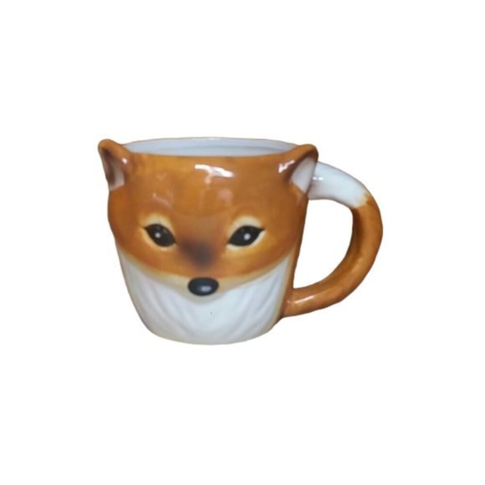 FOXY Fox Animal Shaped Coffee Mug